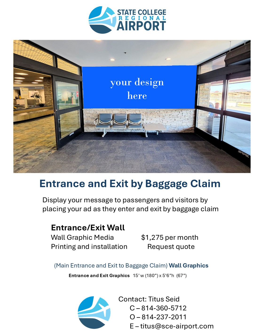 T baggage entrance new